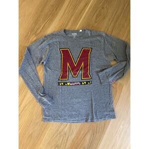 Mens LEAGUE GRY University of Maryland Terps  LS Tee Large